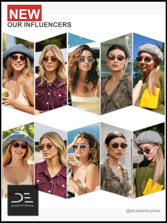 Retro Oval Polarized Sunglasses with UV400 Protection for Women Men main image 7
